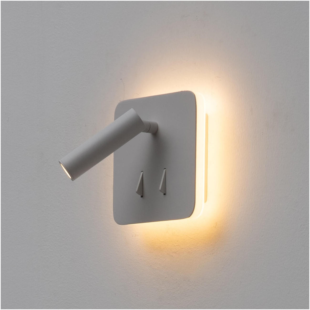 WANDLEUCHTE Bilbao, Weiß, 13cm - Weiß, Metall (13/13/13cm) - KOSILUM