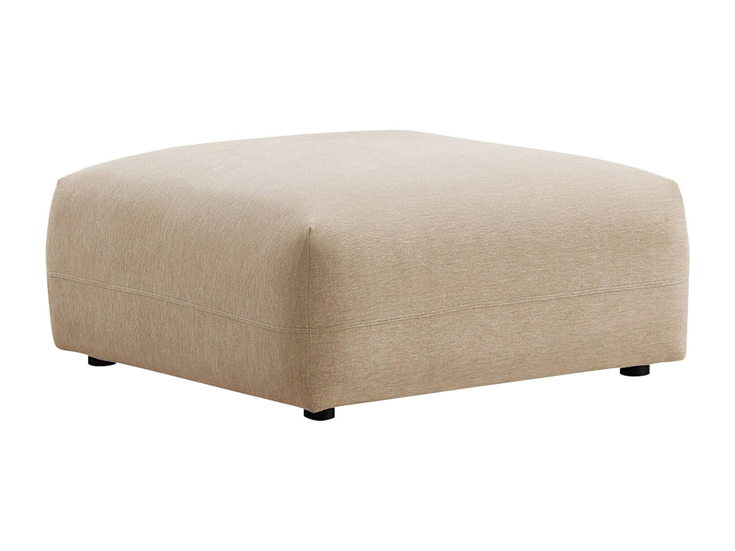 SITZHOCKER - 1 Person - Stoff, Stoff - Beige - MIBASTO - Beige, Textil (94/45/94cm) - Vente-Unique