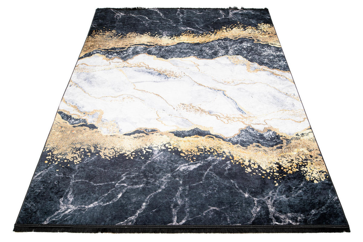 TEPPICH TOSCANA Dunkelblau 160/230 cm - Dunkelblau, Textil (160/230cm) - Tapiso