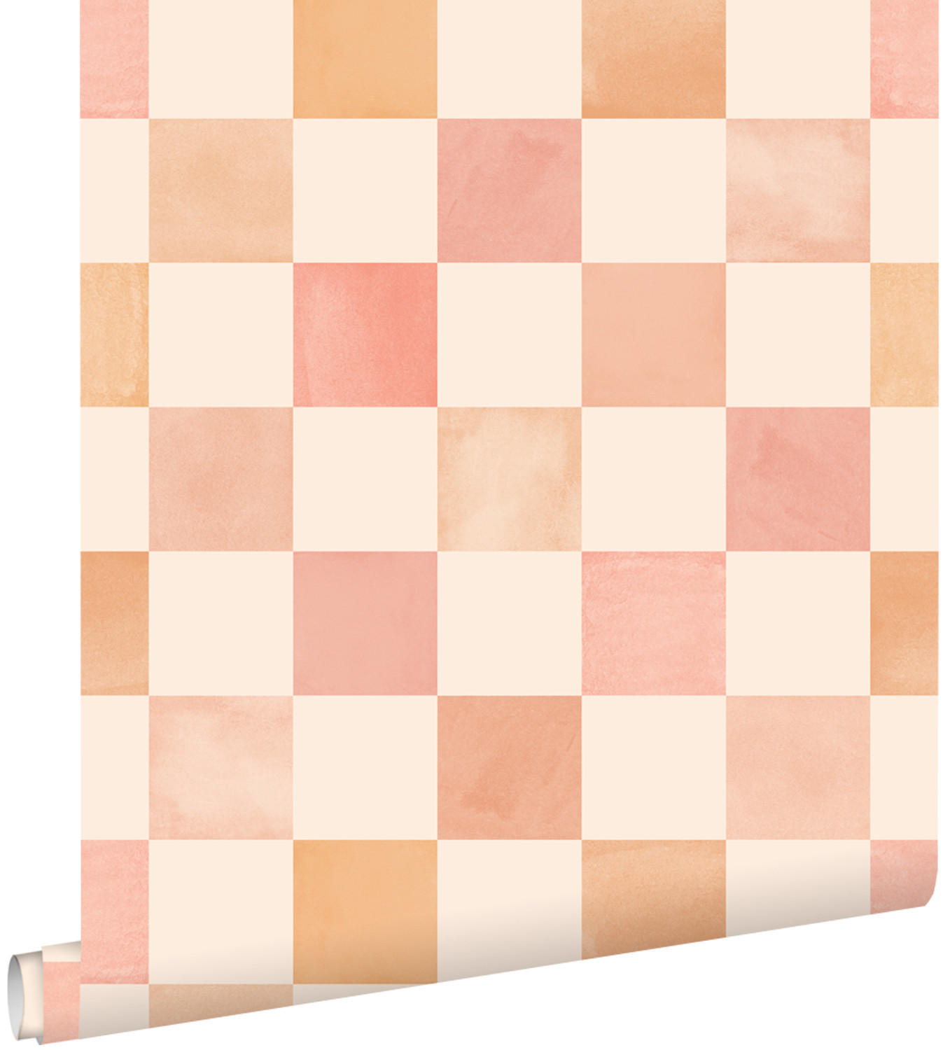 TAPETE Karomuster 50 x 900 cm - Beige, Papier (50/0.1cm) - ESTAhome