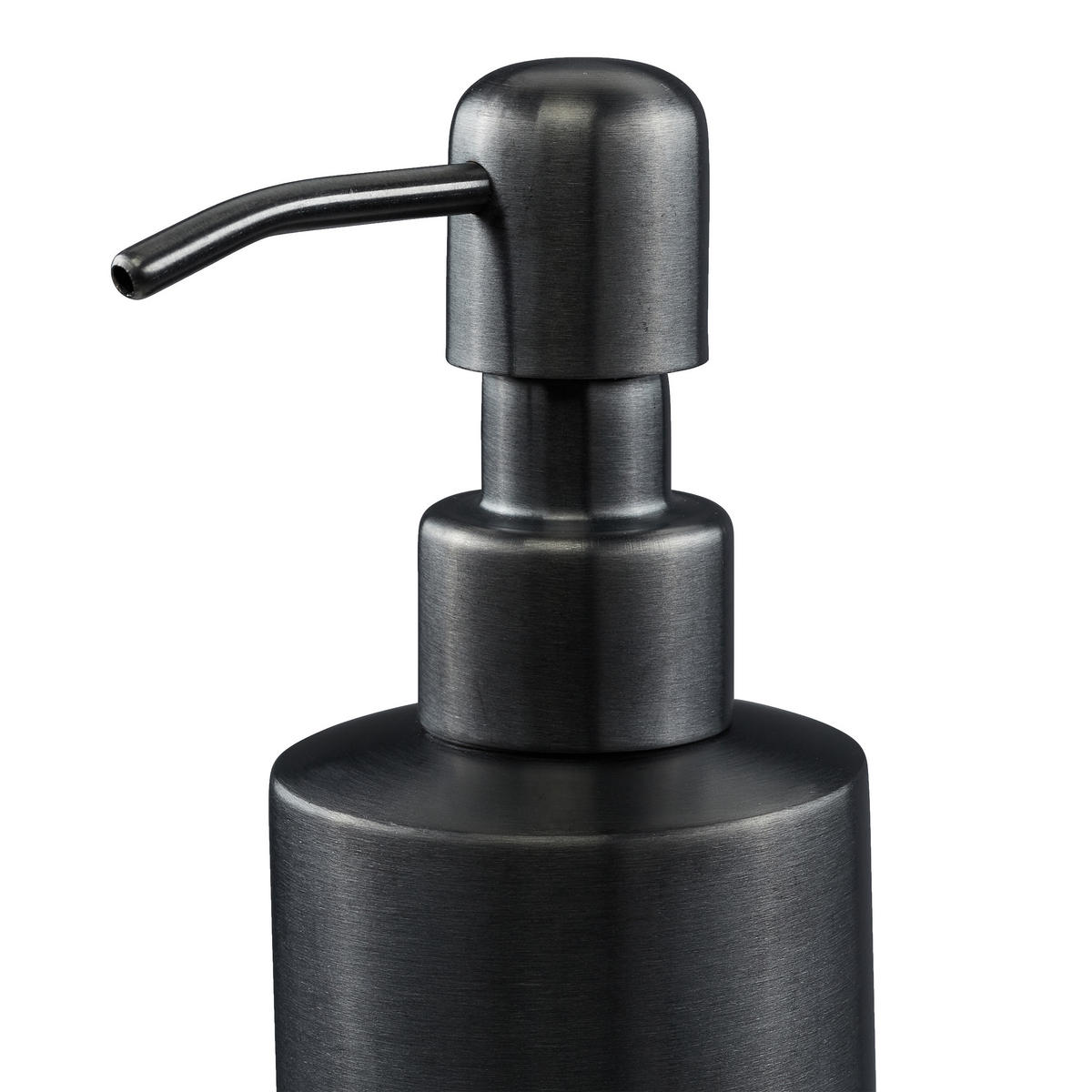 5-TLG.BADEZIMMER-SET - Anthrazit, Metall (9.5/39/9.5cm) - Relaxdays