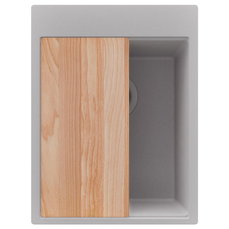 Primagran Spülbecken Grau, Grau, Beige 38x20x50 cm