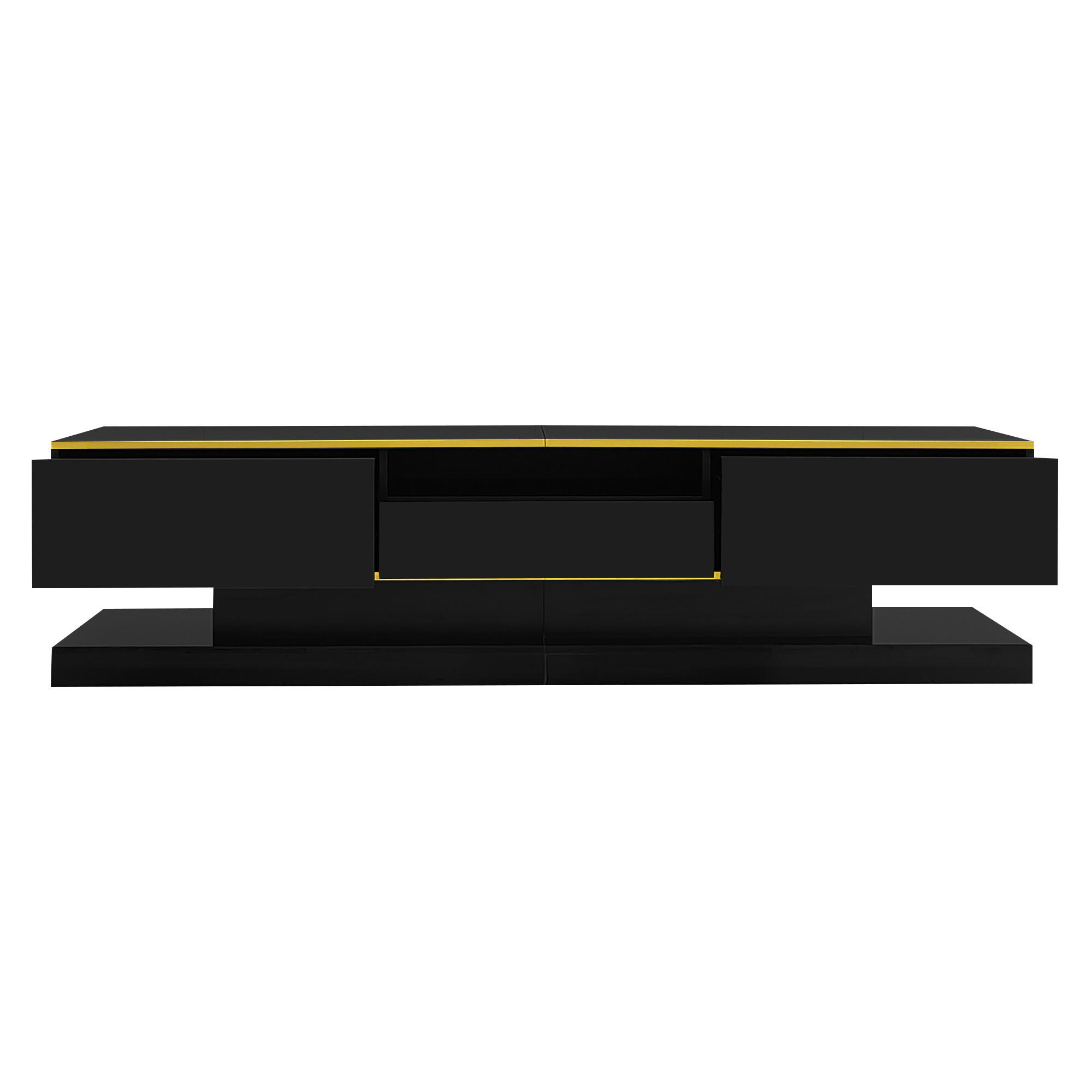 Urban Meuble TV STOLEK černý 180/38/45 cm