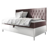 BOXBETT Filip Junior 2 - Weiß/Rosa, Holz (100/200cm) - MIRJAN24