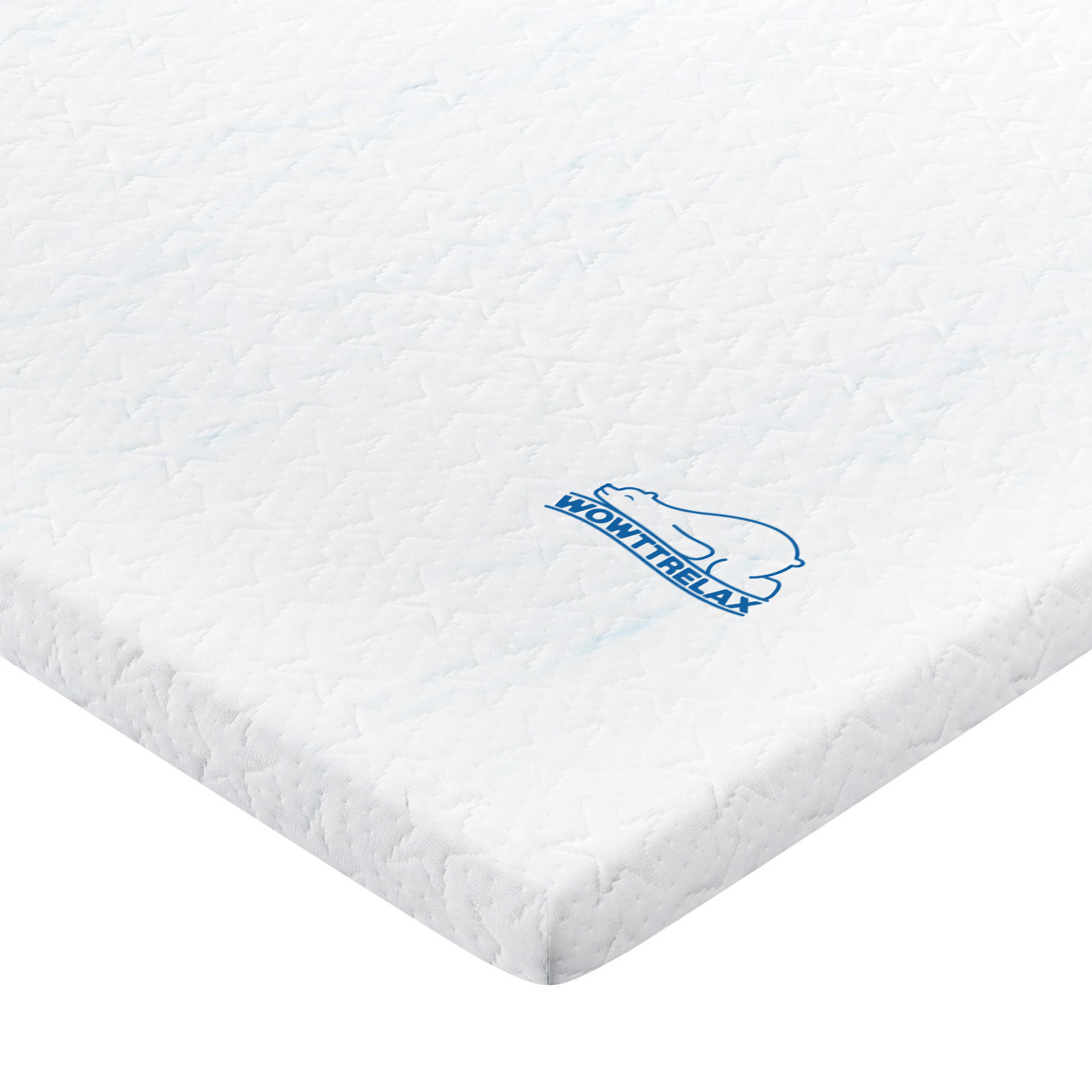 MATRATZE 140x200 cm 6 cm Komfortschaum Weiß - Weiß, Textil (140/200cm) - Rattrix