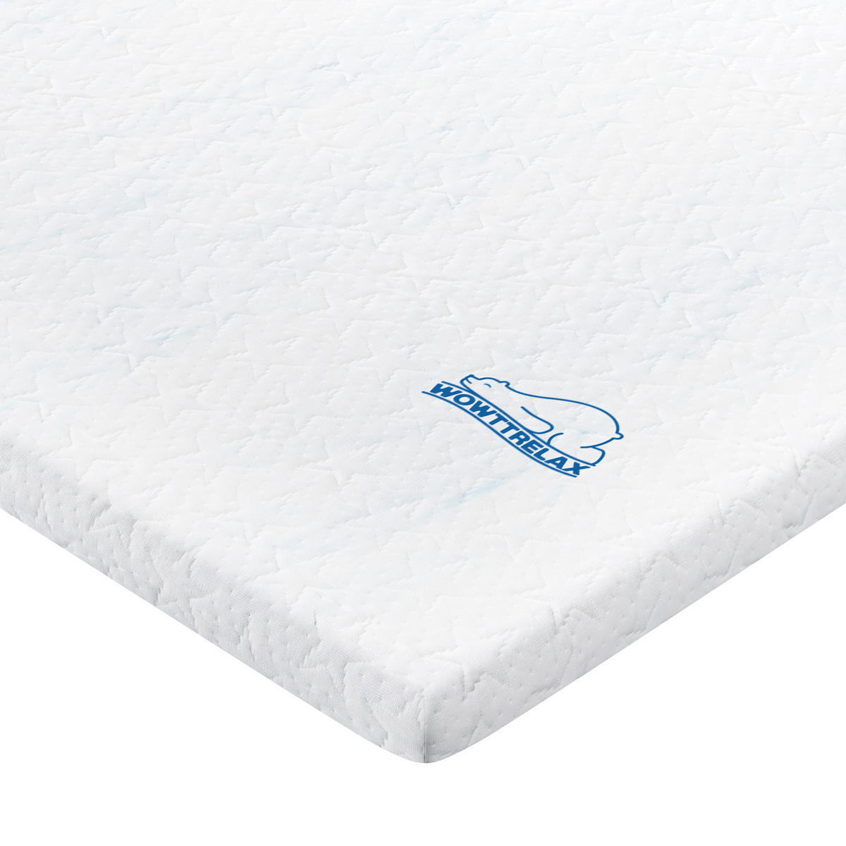 MATRATZE 140x200 cm 6 cm Komfortschaum Weiß - Weiß, Textil (140/200cm) - Rattrix