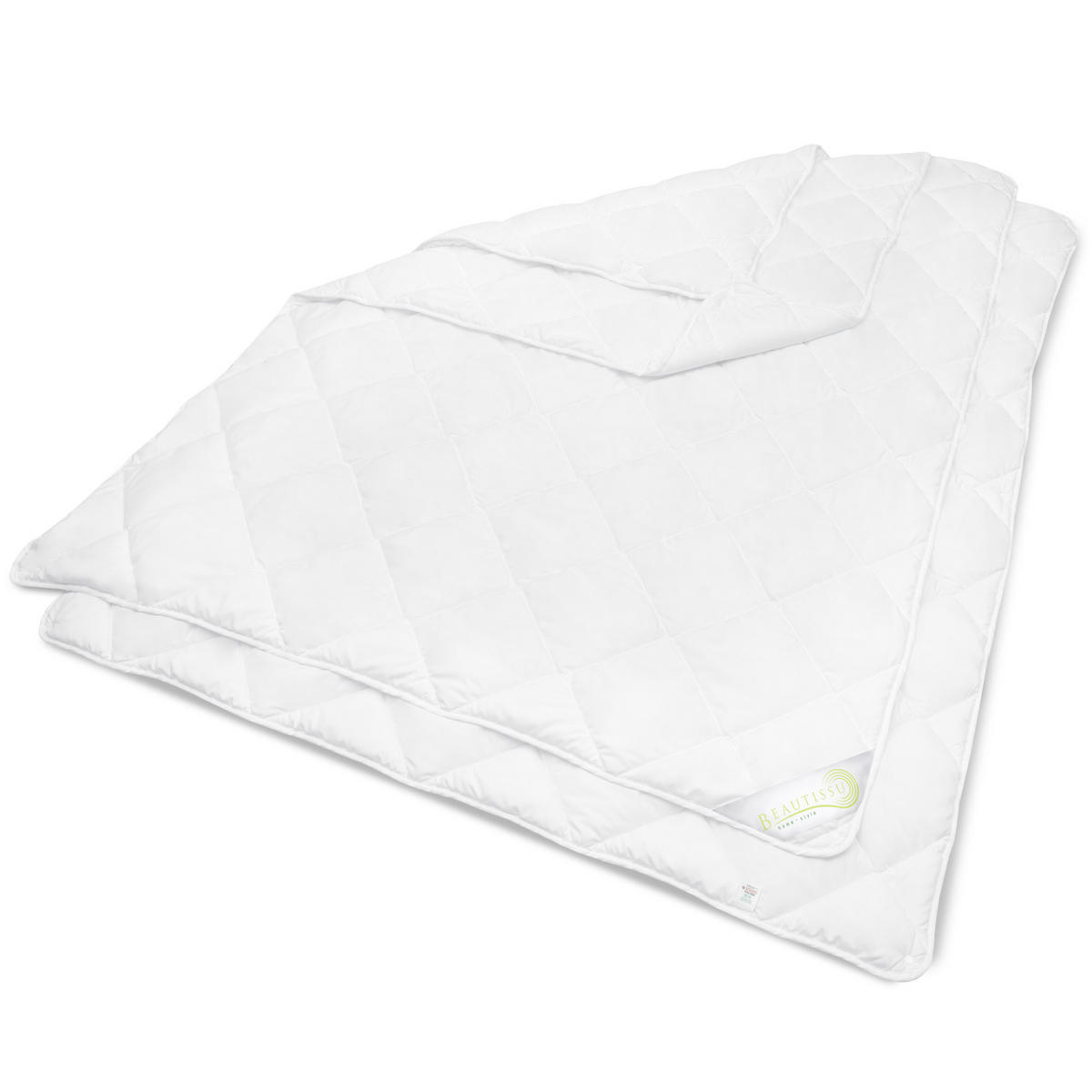 BETTDECKE BeauNuit JD 135/200 cm 4 Jahreszeiten - Weiß, Textil (135/200cm) - Beautissu 