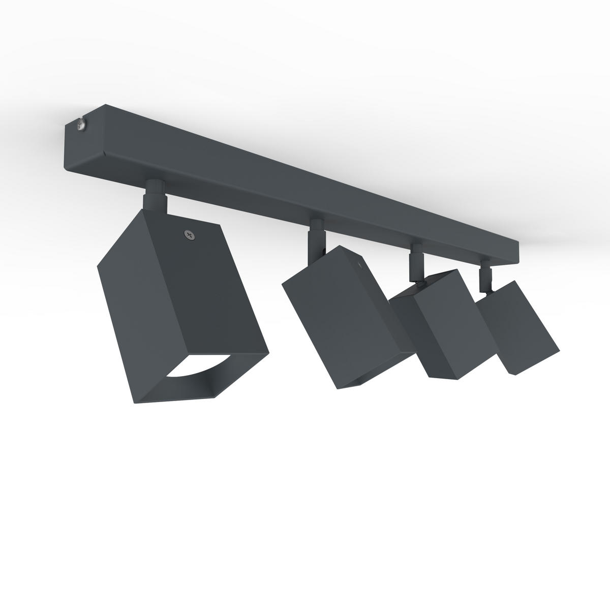 DECKENLEUCHTE - Anthrazit, Metall (6/60/18cm) - Lumicom