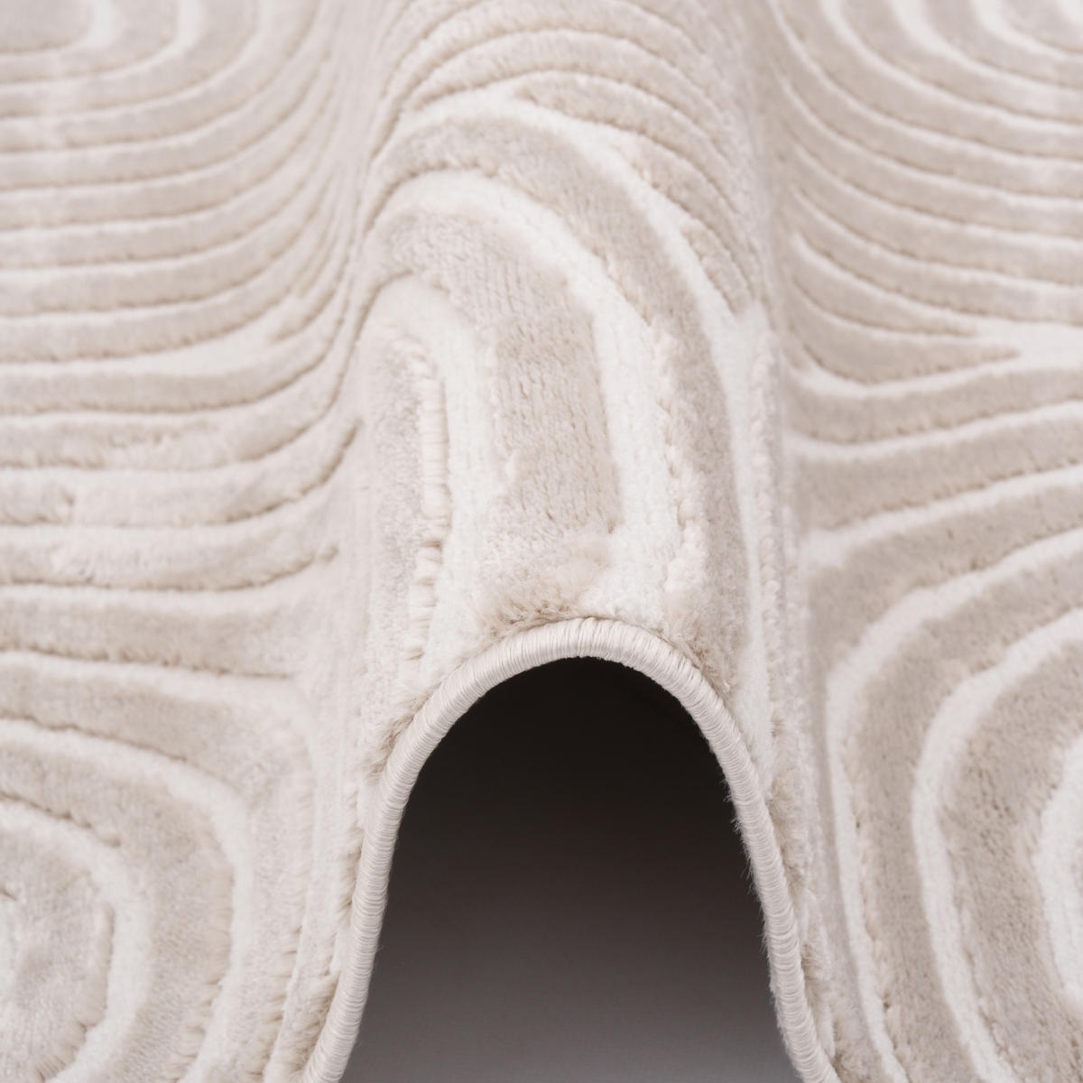 TEPPICH LUCIA SOFT - Beige, Textil (140/200cm) - Pergamon