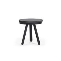 BEISTELLTISCH Batea S mit Tablett - Schwarz, Holz (42/42/42cm) - Woodendot