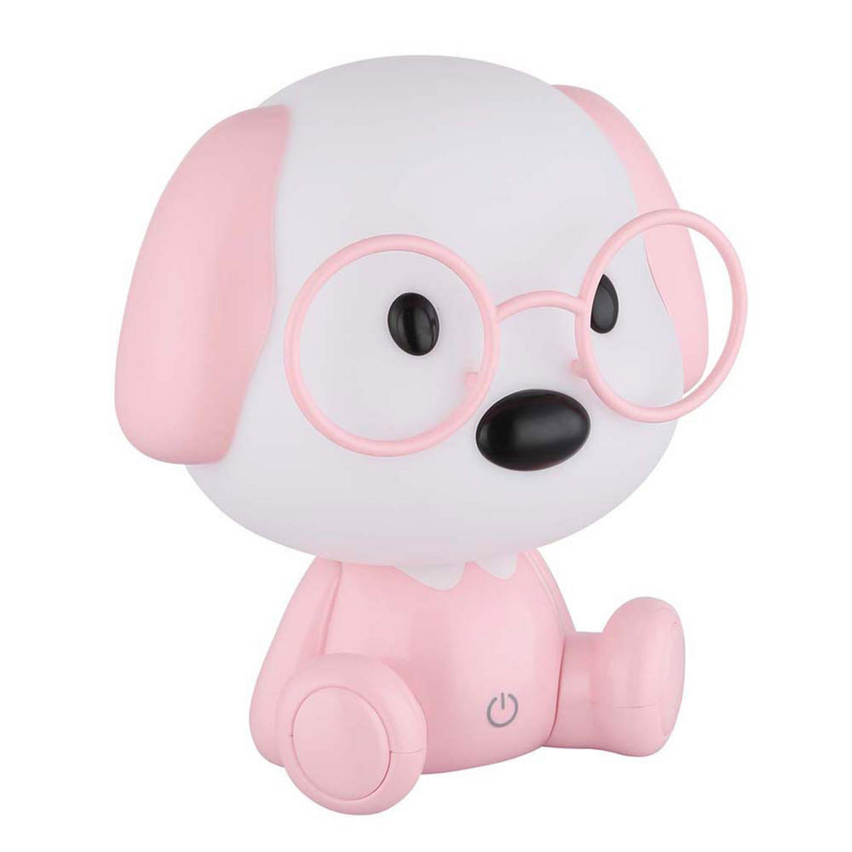 LED KINDERTISCHLEUCHTE Puppy Rosa - Rosa, Kunststoff (18/15/20cm) - Globo Lighting
