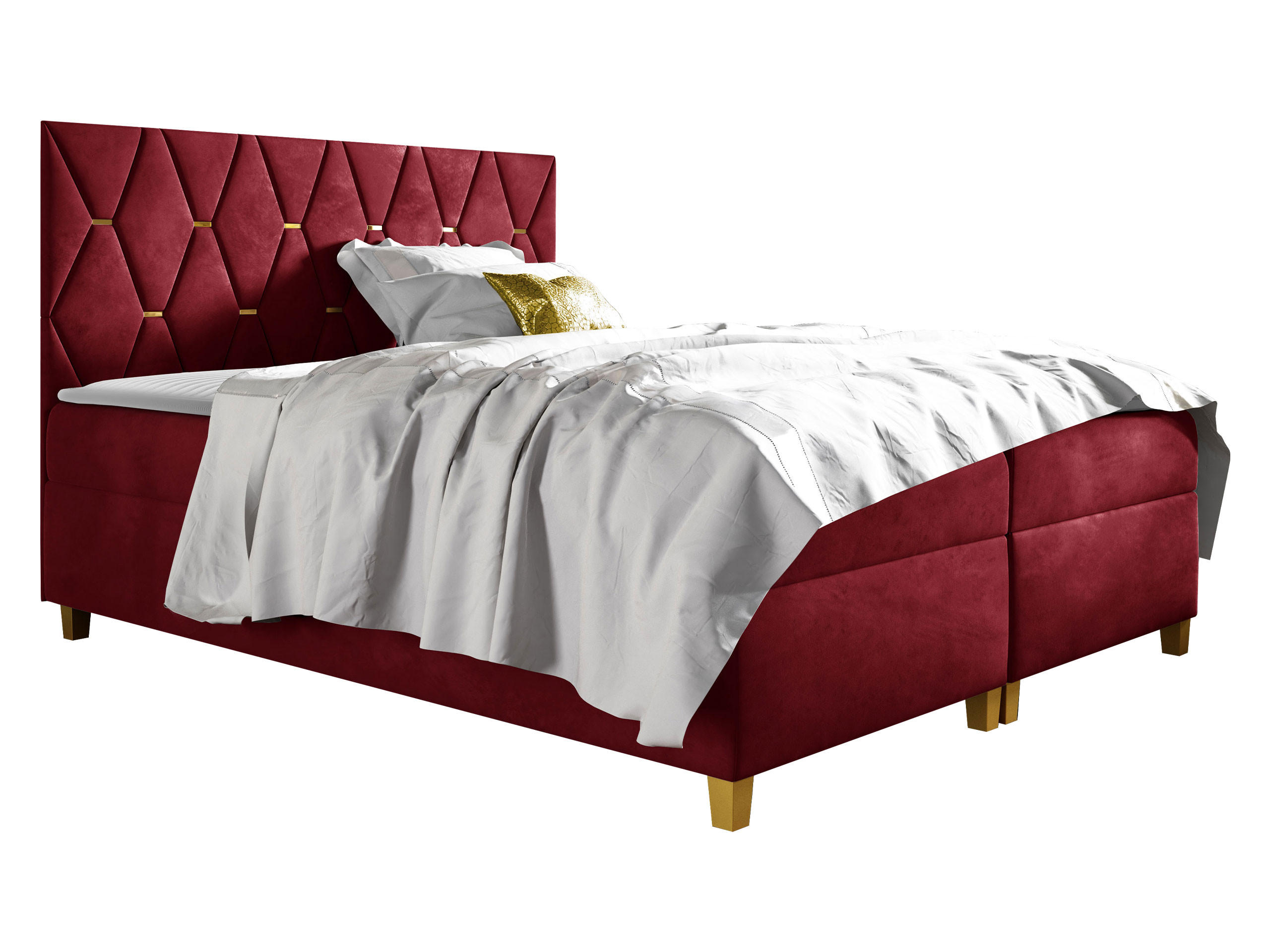 BOXBETT Inez - Rot, Holz (180/200cm) - MIRJAN24
