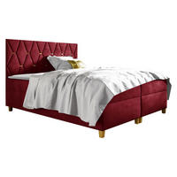BOXBETT Inez - Rot, Holz (180/200cm) - MIRJAN24