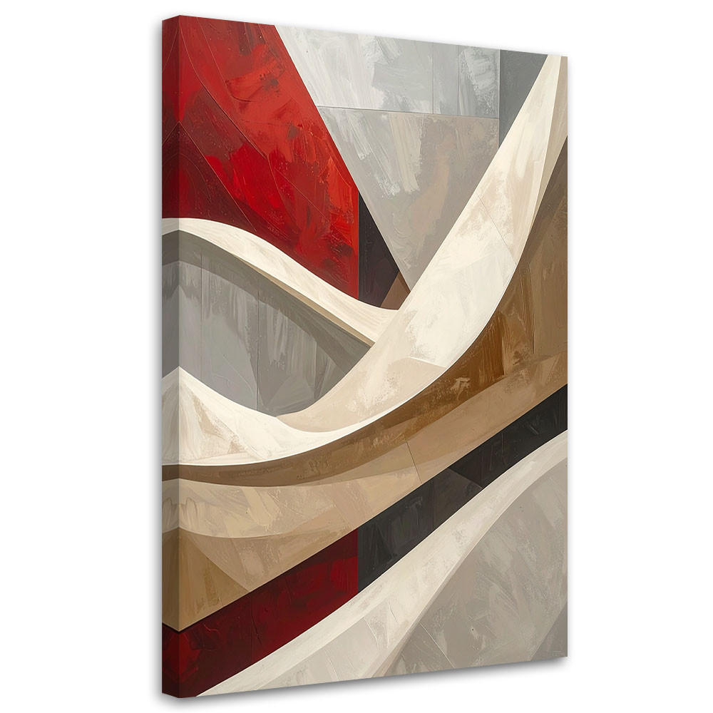 LEINWANDBILD 3D und geometrisch 20x30cm - Multicolor, Textil (20/30cm) - Feeby