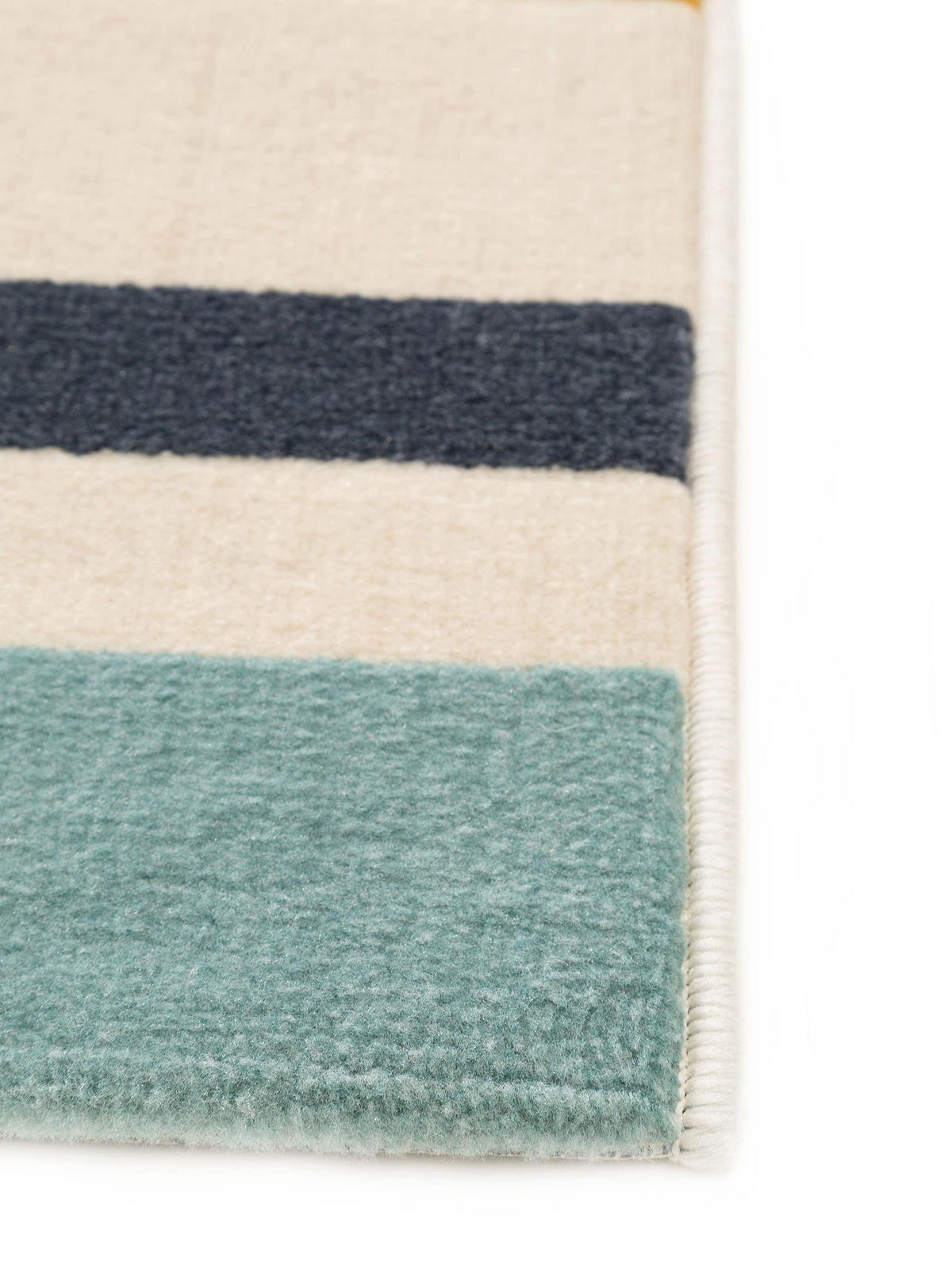 TEPPICH Dessert Blau/Gelb 160x230 cm - Blau, Textil (160/230cm) - benuta Pop