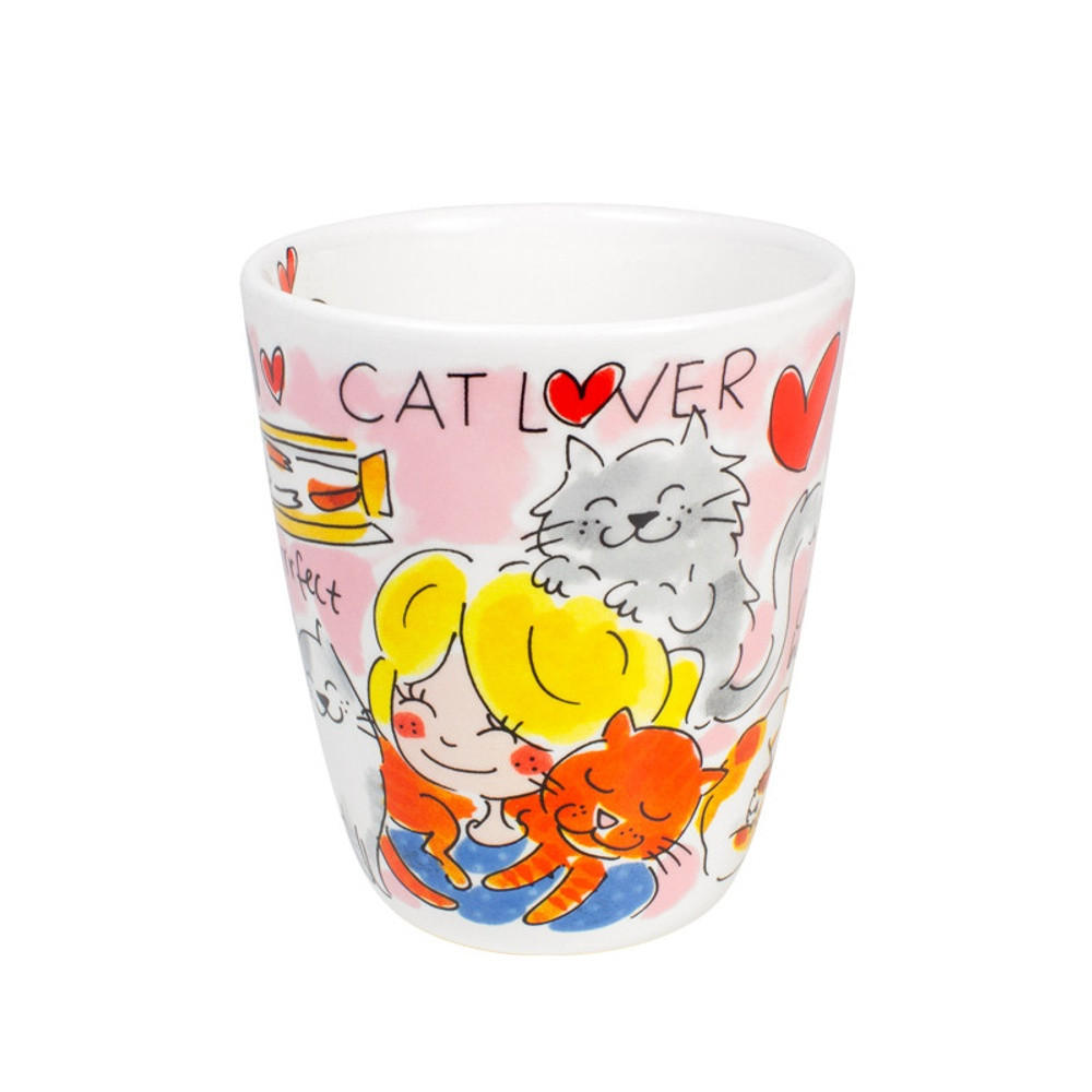BECHER Katzenliebhaber in Bunt - 350 ml - Multicolor, Keramik (0.35L) - Blond Amsterdam