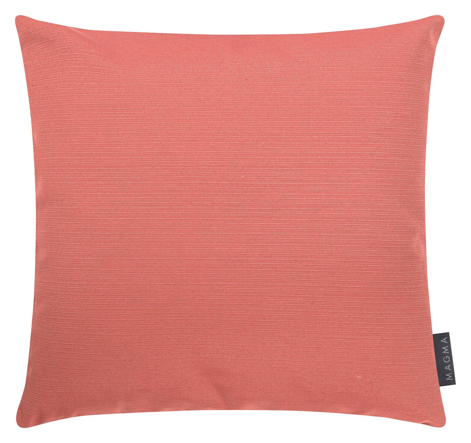 KISSENHÜLLE 2er Set Fino uni 50/50 cm - Dunkelorange, Textil (50/50cm) - Magma Heimtexx