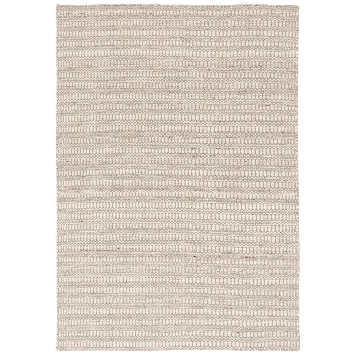 NATUR TEPPICH WOLLE SKANDI MELIERT - Grau, Textil (140/200cm) - Pergamon