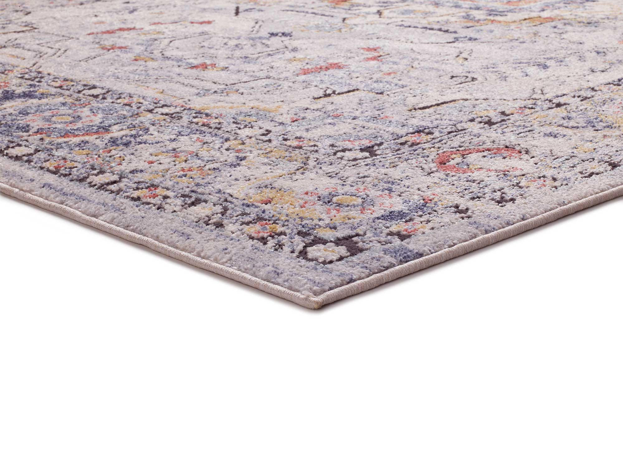 VINTAGE-TEPPICH Grau Mabel 120/170 cm - Grau, Textil (120/170cm) - Atticgo