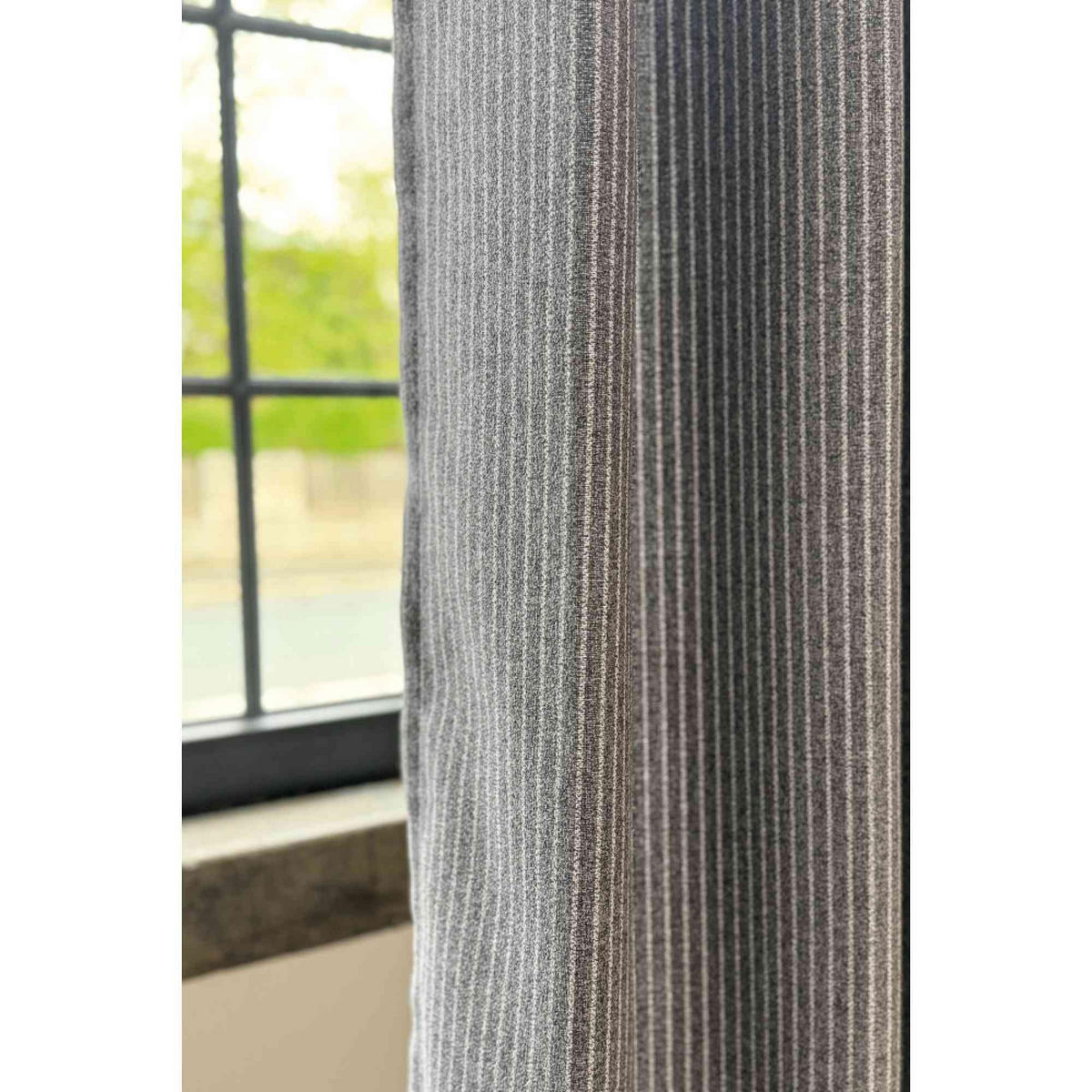 ÖSENSCHAL E-Fun blickdicht 140/250 cm   - Grau, Basics, Textil (140/250cm) - Esprit