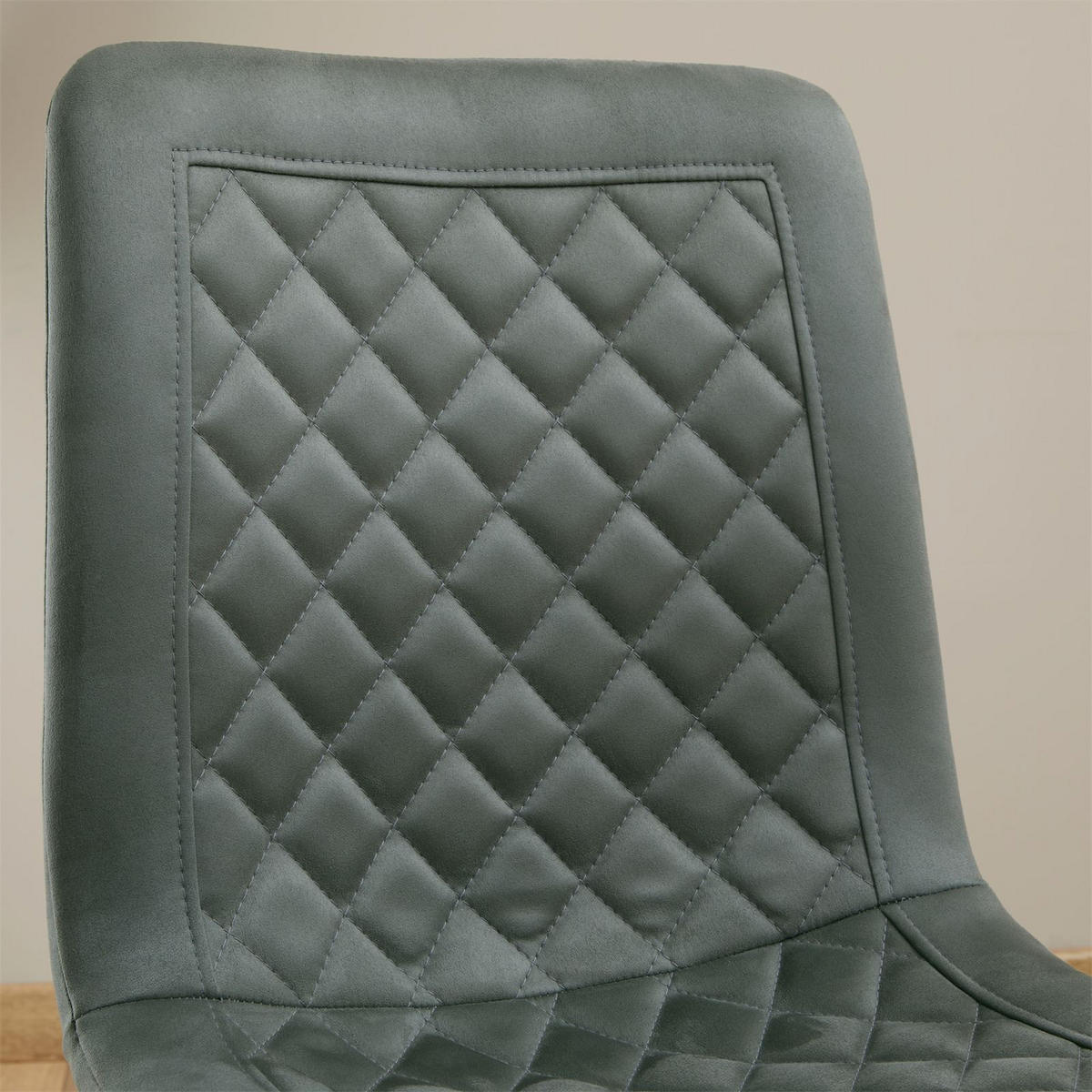 ESSZIMMERSTUHL TERNI 4ER-SET - Grün, Textil (44/88/54cm) - CARO-Möbel