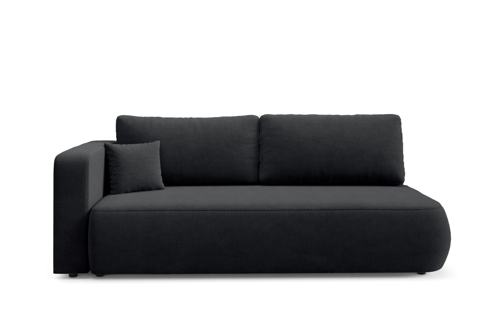 SCHLAFSOFA mit Bettkasten Schwarz - Schwarz, Holz/Holzwerkstoff (228/82/106cm) - Furnisell