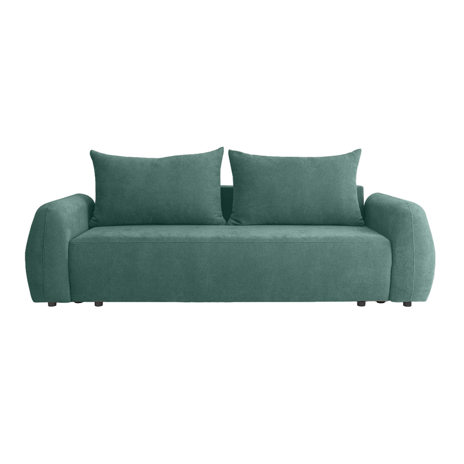 SOFA MUNDUK mit Schlaffunktion, Türkis - Türkis, Textil (250/98/100cm) - Fedve