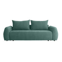 SOFA MUNDUK mit Schlaffunktion, Türkis - Türkis, Textil (250/98/100cm) - Fedve