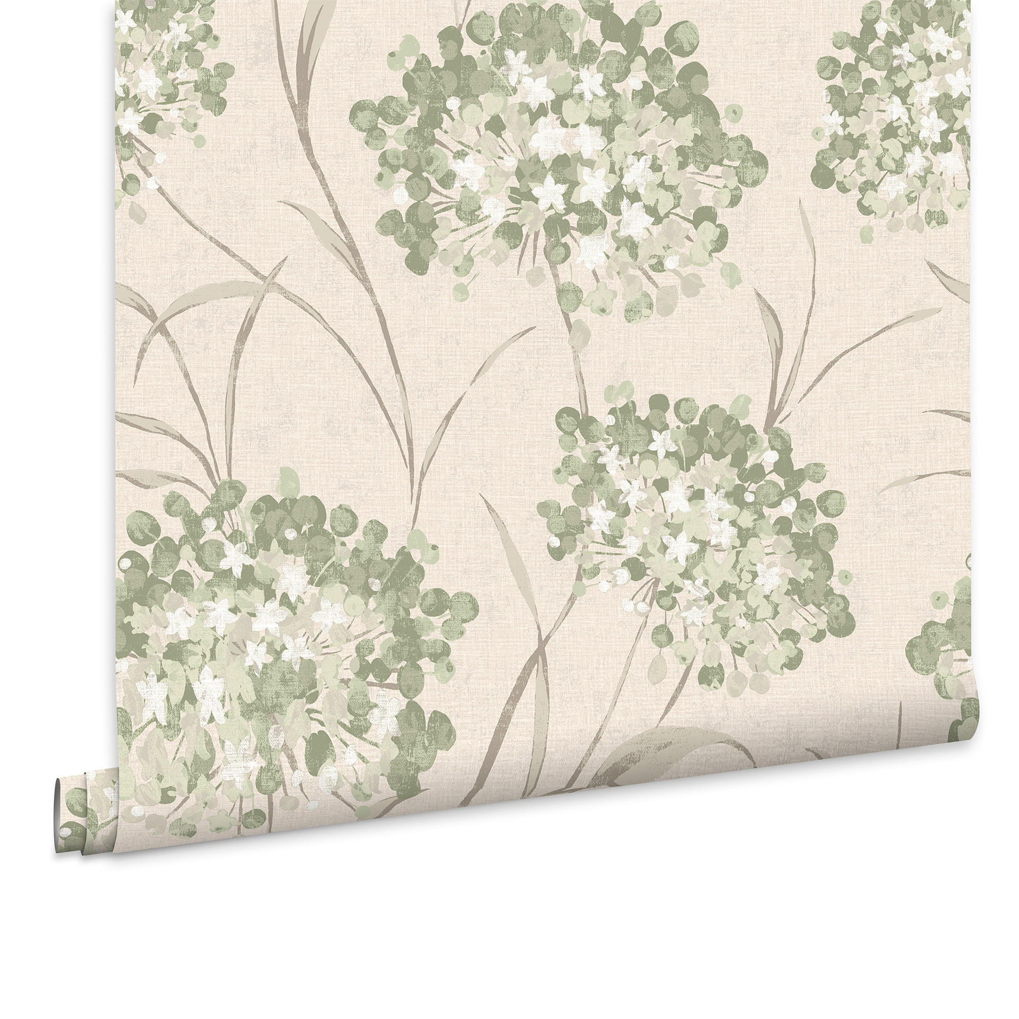 VLIESTAPETE Giselle - Grün, Papier/Kunststoff (52/1000cm) - LAURA ASHLEY