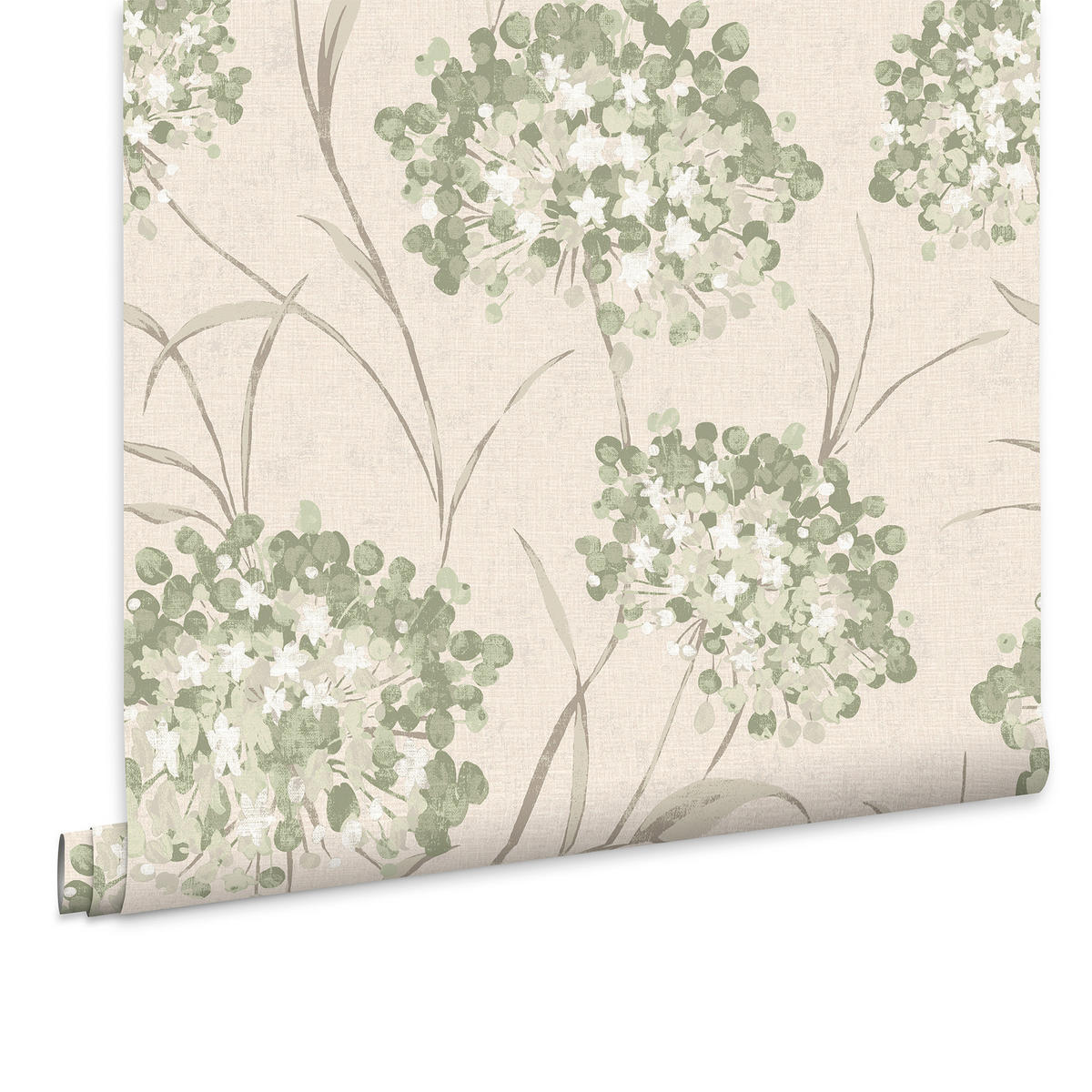 VLIESTAPETE Giselle - Grün, Papier/Kunststoff (52/1000cm) - LAURA ASHLEY