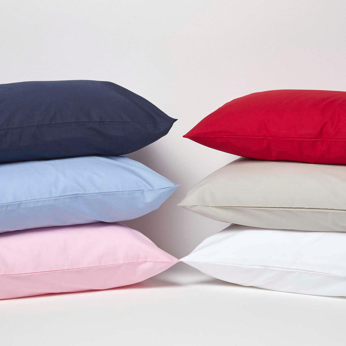 KINDER-KISSENBEZÜGE 2er-Set, Perkal - Dunkelblau, Textil (40/60cm) - Homescapes