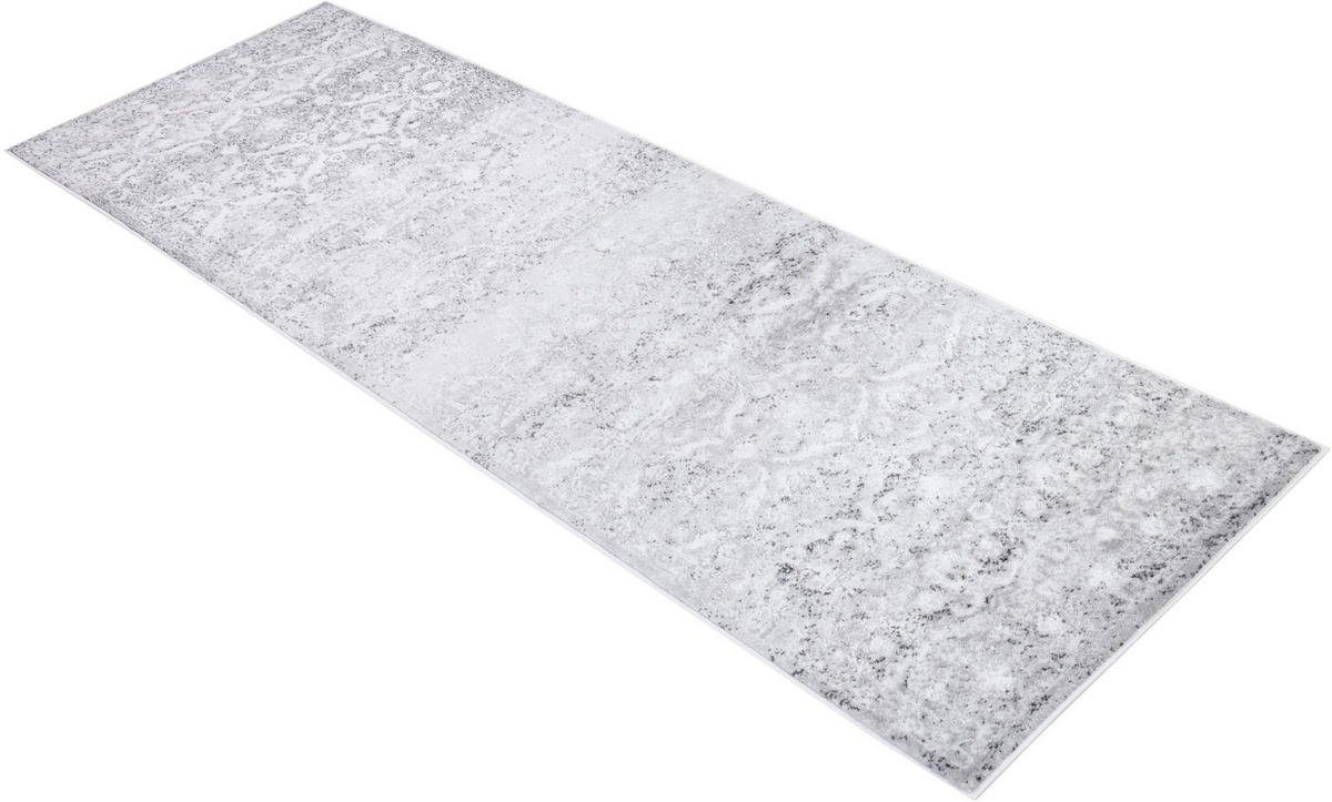 TEPPICHLÄUFER SKY hellgrau vintage 100/200 cm - Hellgrau, Textil (100/200cm) - Tapiso