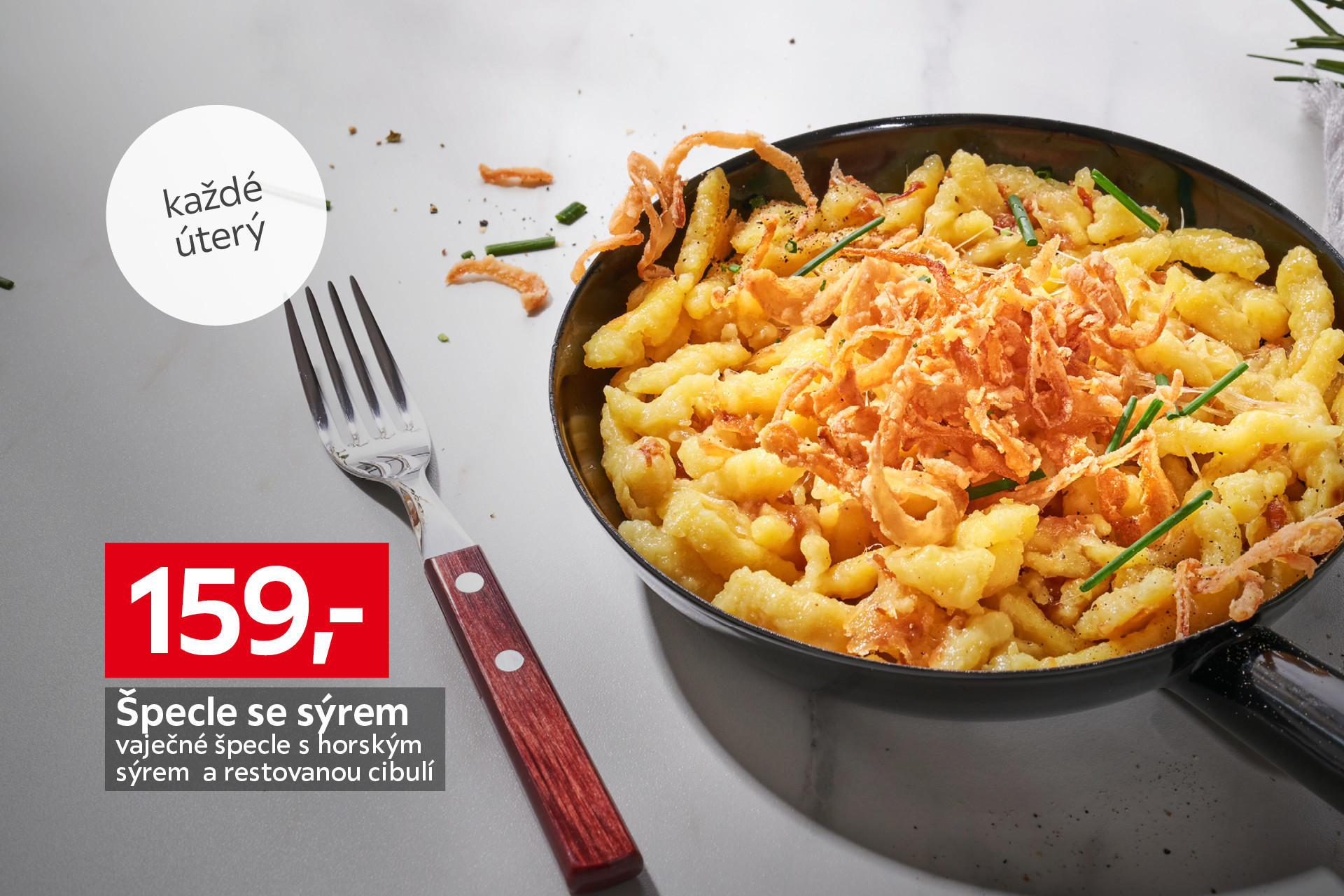 Špecle se sýrem XXXLutz