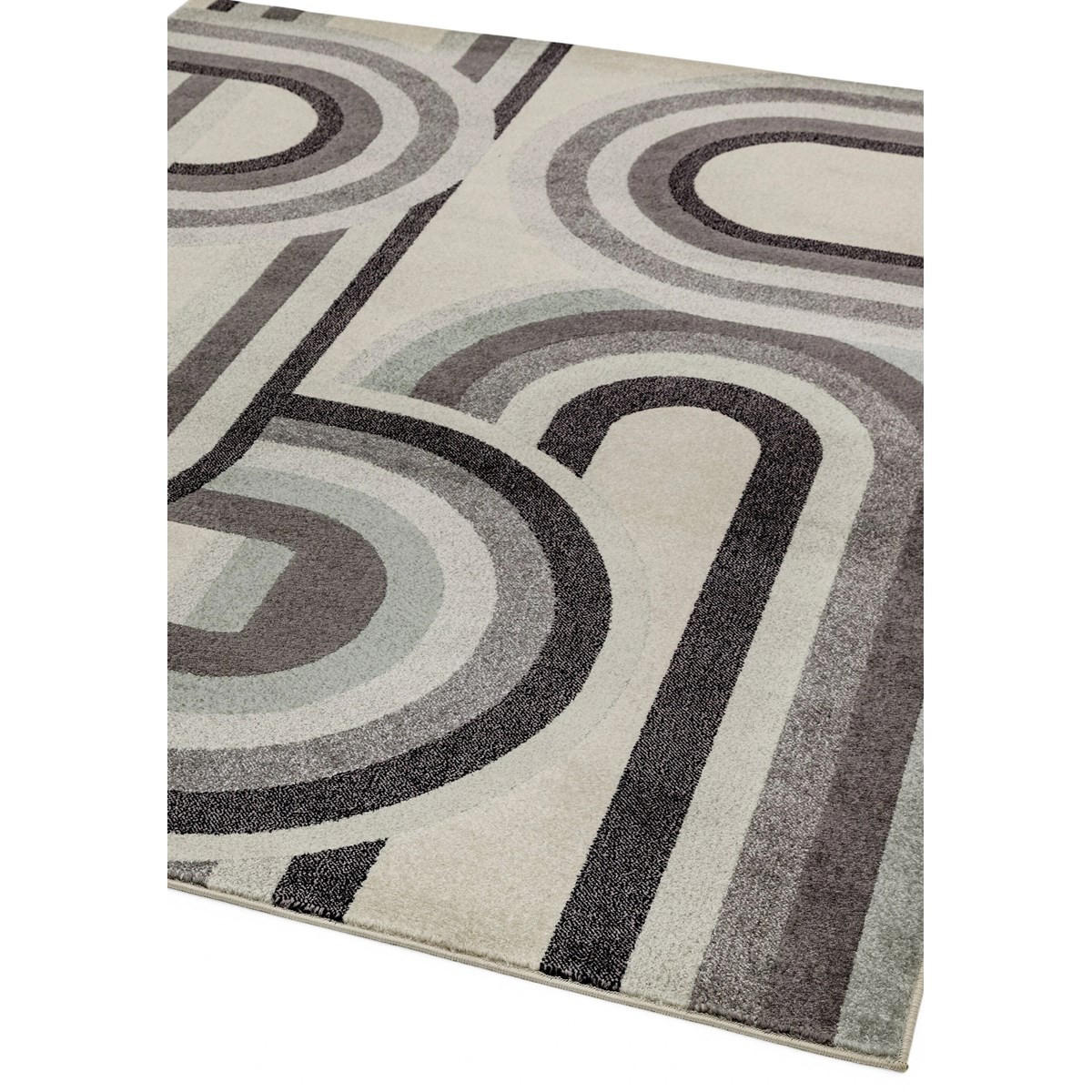 TEPPICH für Wohn- und Schlafzimmer im Retro-Stil von AVON Grau 200 x 290 cm - Grau, Textil (200/290cm) - Novatrend