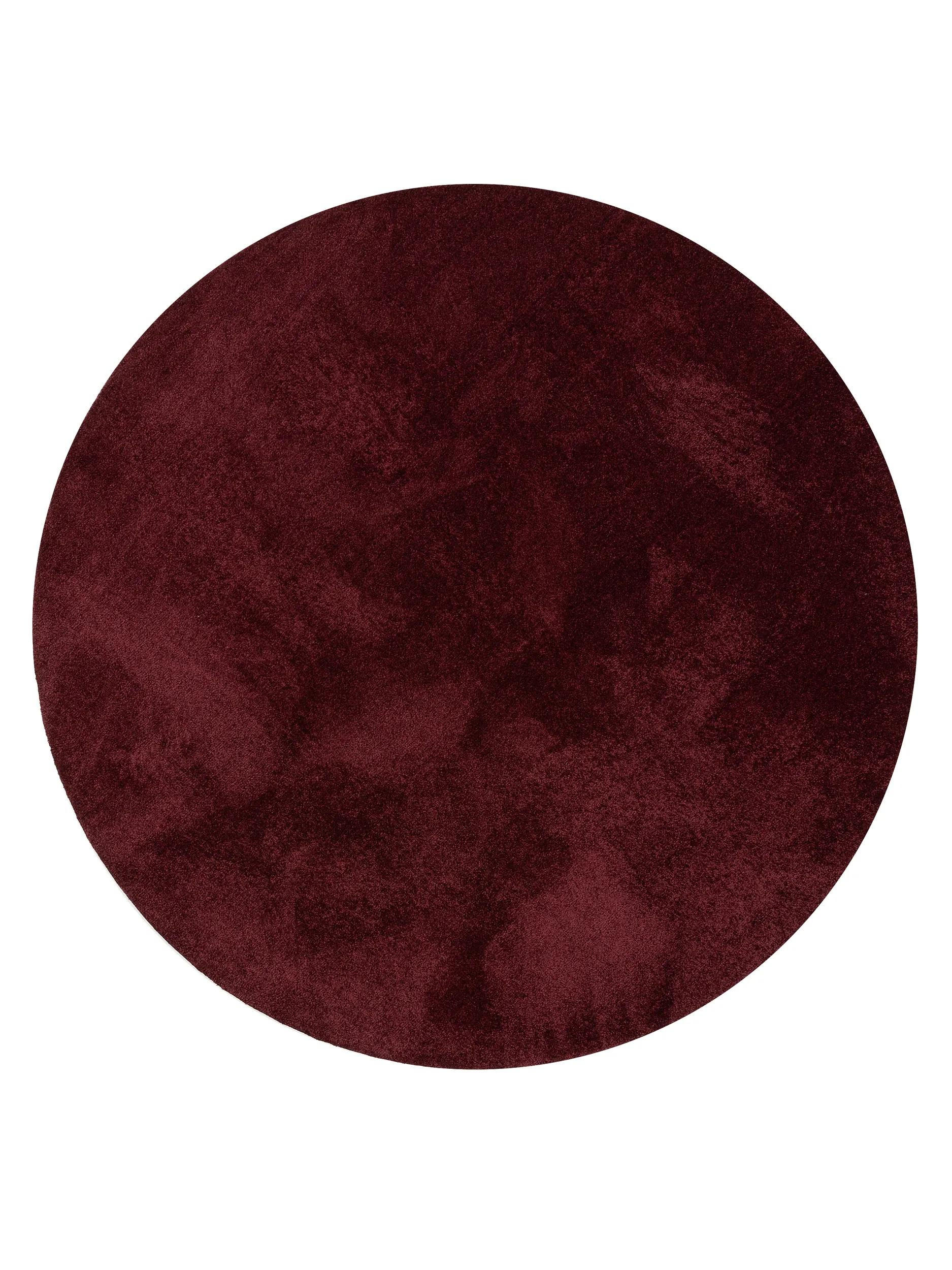 TEPPICH Nina waschbar ø 200 cm rund - Rot, Kunststoff (200/200cm) - benuta