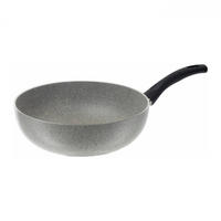 WOK Grau 28/28/10 cm FERG9V028U - Grau, Metall (28cm) - Ballarini