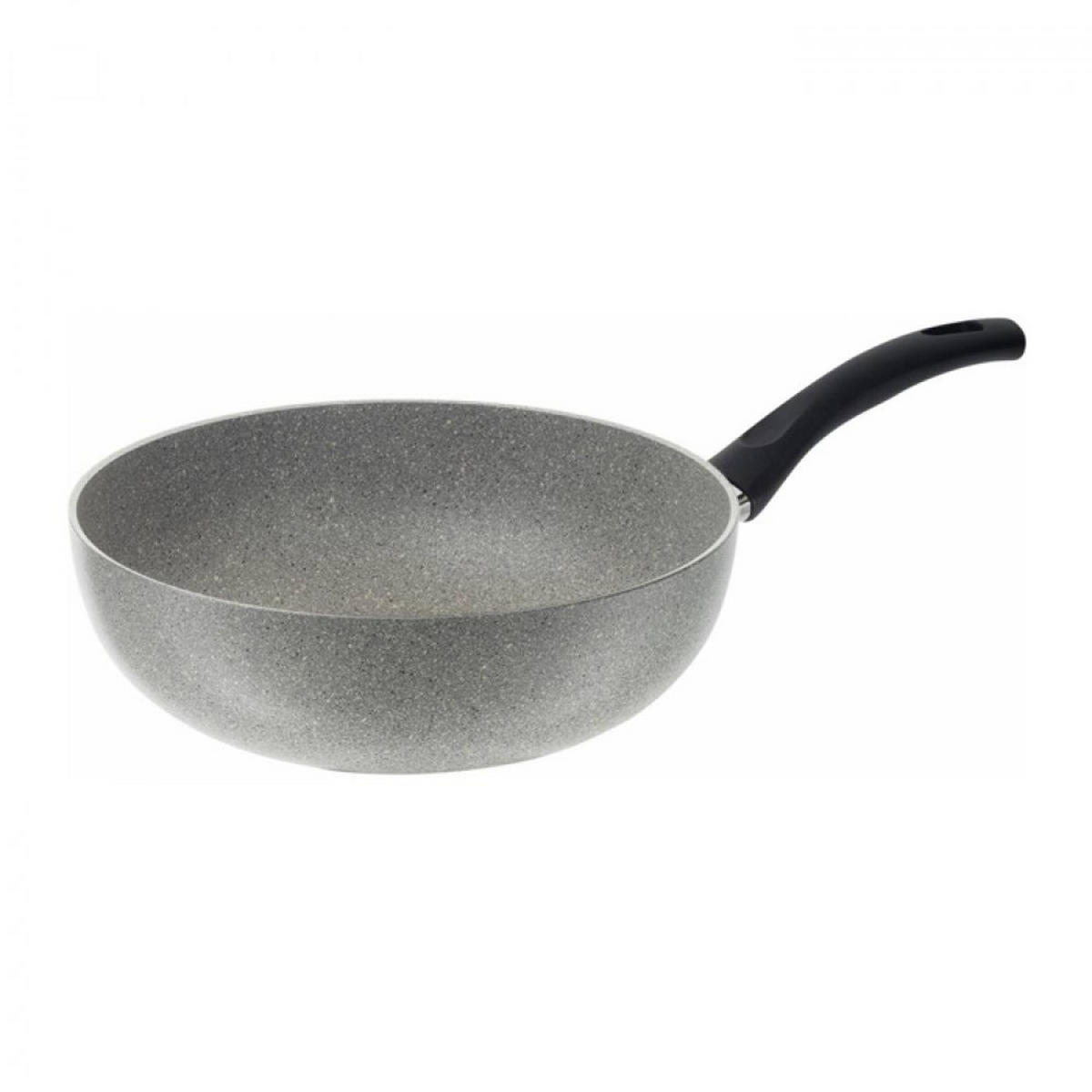 WOK Grau 28/28/10 cm FERG9V028U - Grau, Metall (28cm) - Ballarini
