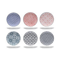 FRÜHSTÜCKTELLER / Dessertteller Delirio ø 19 cm - 6 Stück - Multicolor, Keramik (2/2/19cm) - Cosy & Trendy