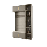 GARDEROBEN-SET 236,7/140/47 - Kaschmir/Beige, Holz/Metall (140/236.7/47cm) - Abiks Möbel