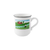 KAFFEEBECHER FISCHER Design Naif bunt 300 ml - Multicolor, Keramik (0.3L) - Villeroy & Boch