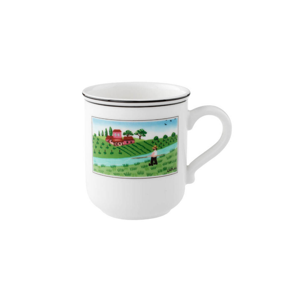 KAFFEEBECHER FISCHER Design Naif bunt 300 ml - Multicolor, Keramik (0.3L) - Villeroy & Boch