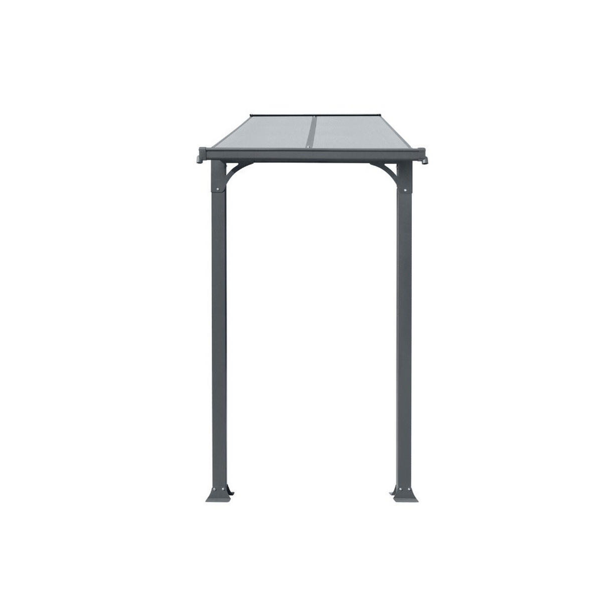 HAUSTÜRVORDACH CUBIS S - S - Anthrazit, Metall (150/258/150cm) - Home Deluxe