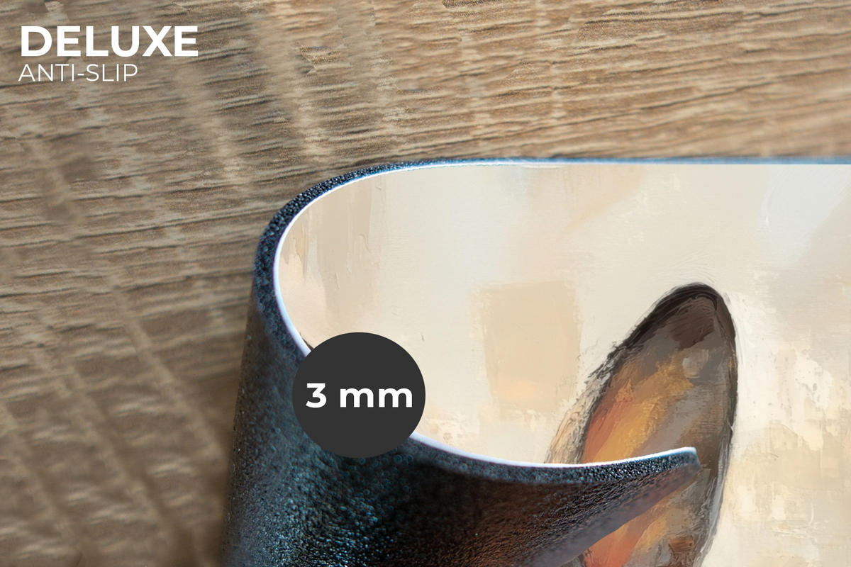 PLATZSETS 6er-Set Hase - Ohren - Braun Unterlage 45x30 cm - Beige, Kunststoff (0.3/45/30cm) - MuchoWow