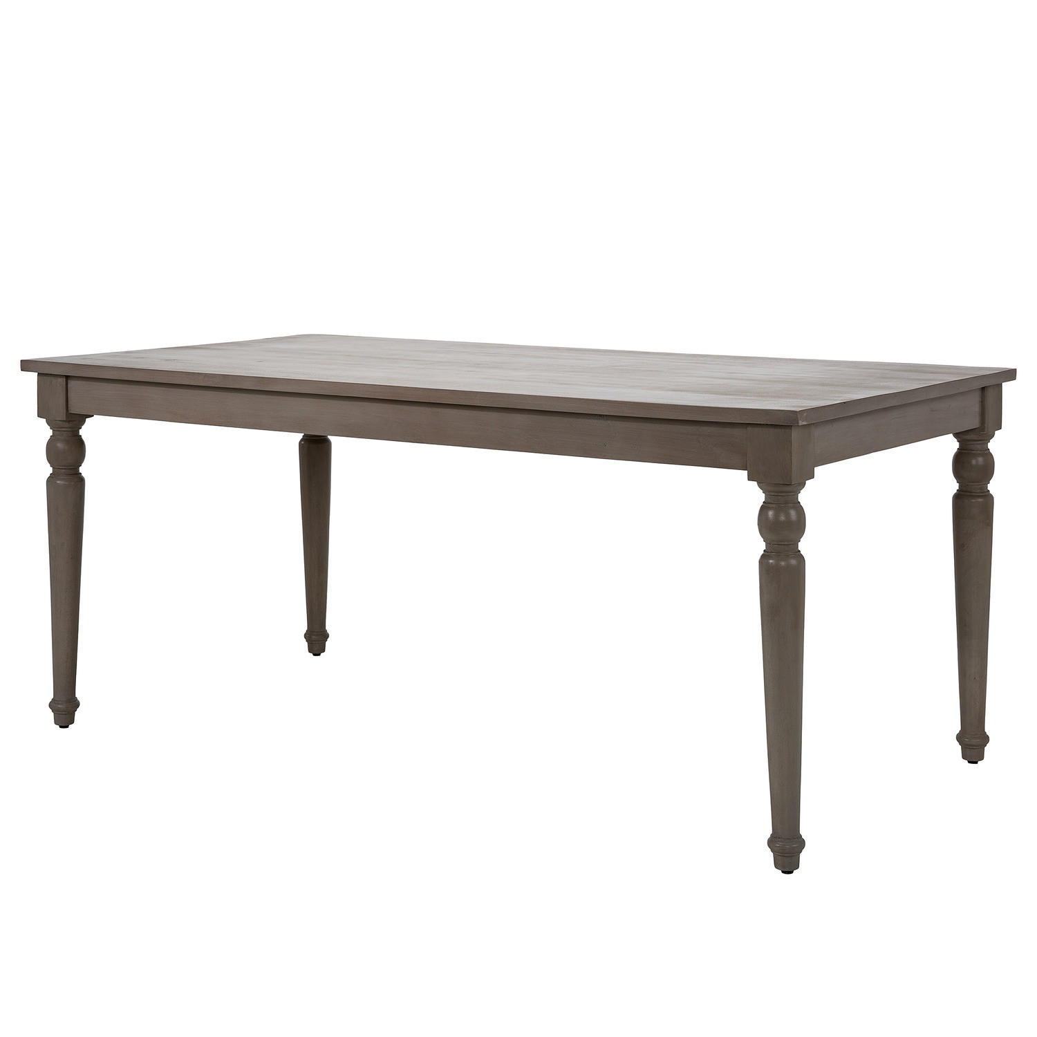 ESSTISCH - Mango massiv - Mango Braun - Graubraun, Holz (90/175/76cm) - home24
