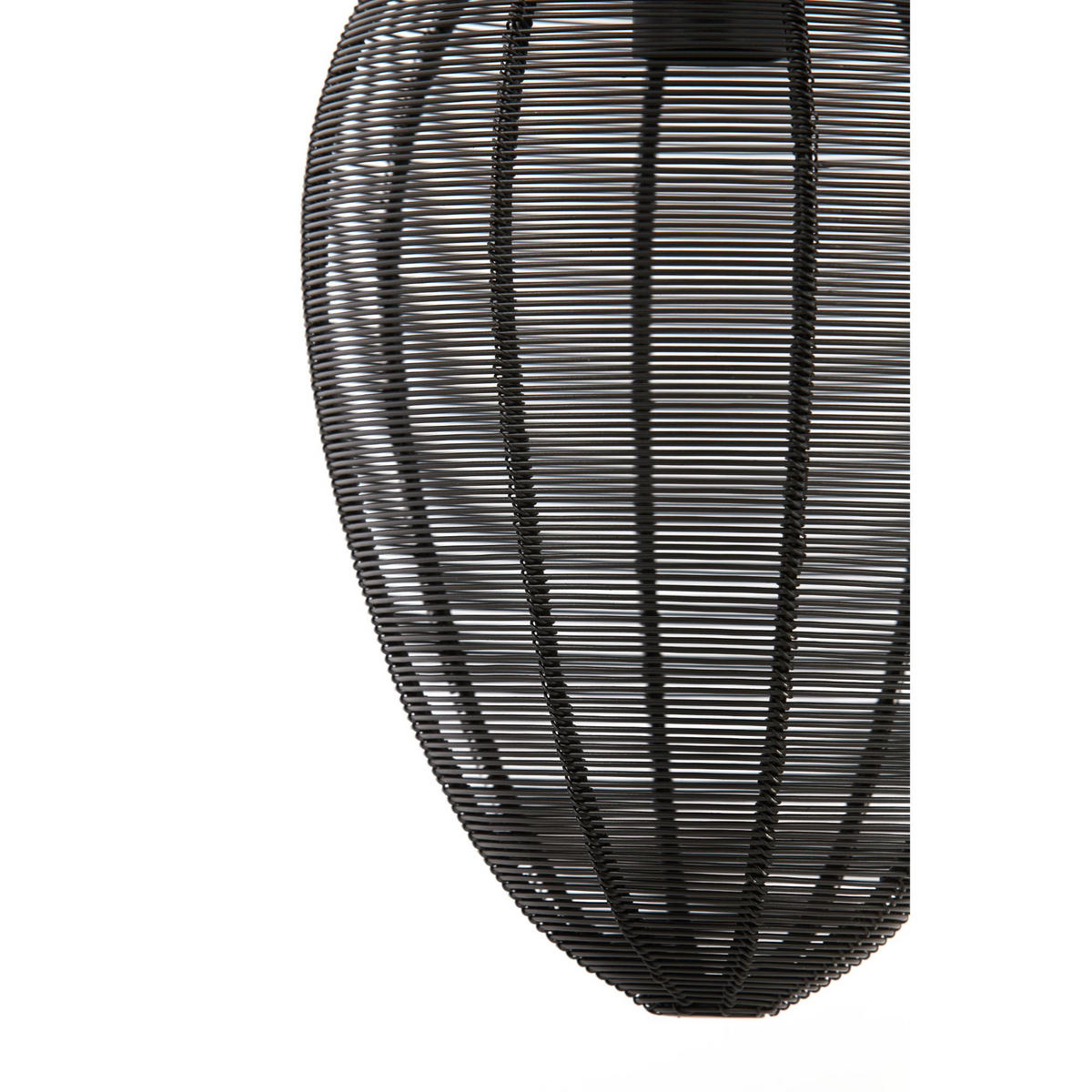 HÄNGELAMPE Yaelle Schwarz Ø80/33 cm - Schwarz, Metall (80/20/33cm) - Light & Living