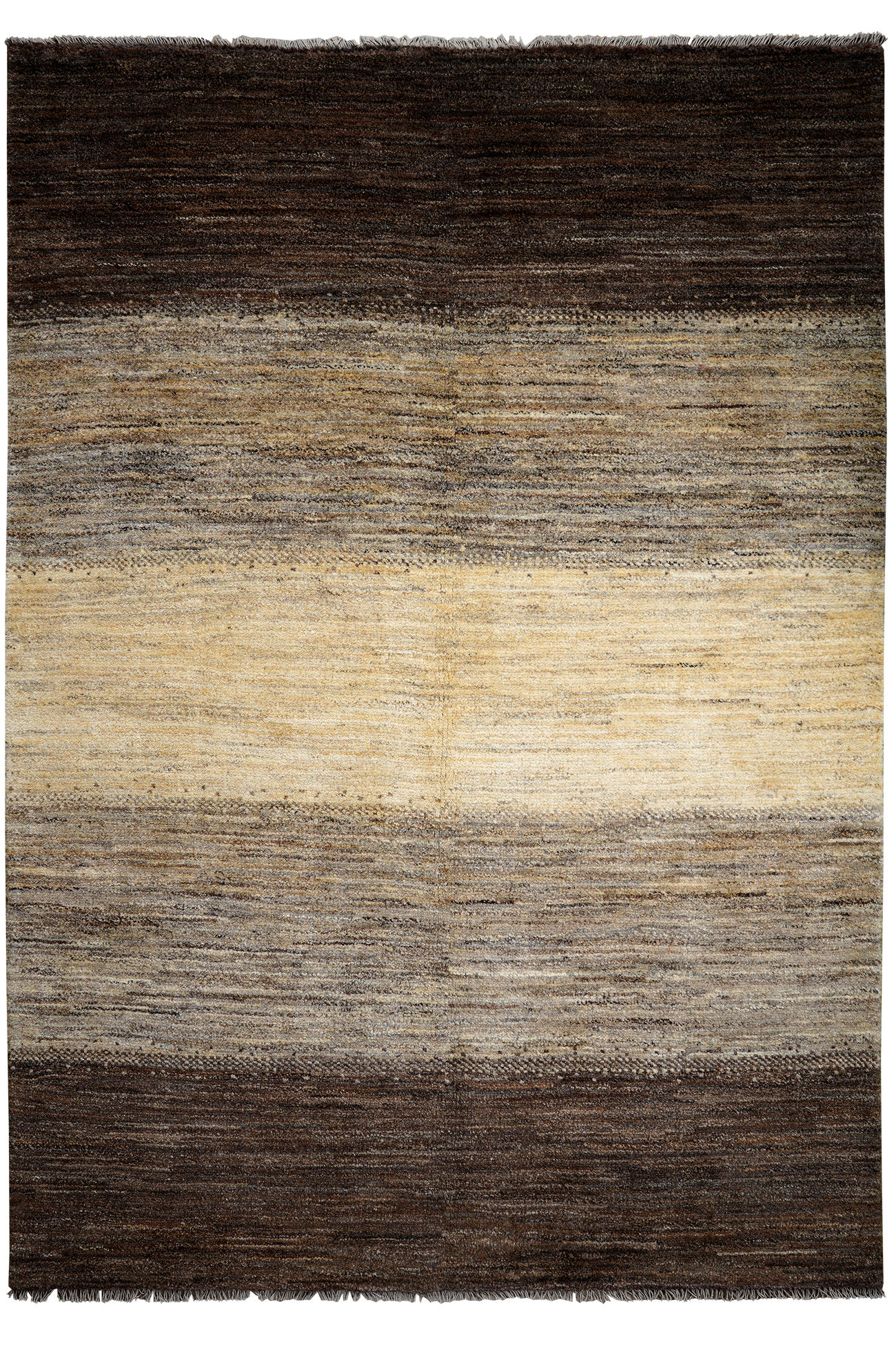 TEPPICH Gabbeh Braun 238/167 cm Schurwolle - Braun, Textil (167/238cm) - Looma