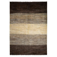 TEPPICH Gabbeh Braun 238/167 cm Schurwolle - Braun, Textil (167/238cm) - Looma