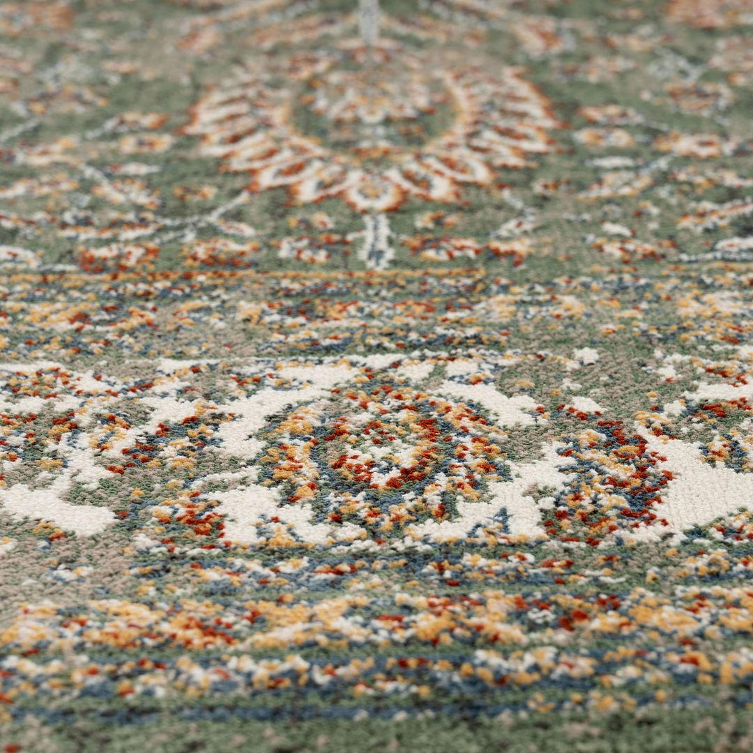 TEPPICHLÄUFER Havana Basila Grün - Grün, Textil (61/239cm) - Kukoon Rugs
