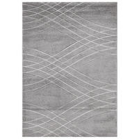 TEPPICH modern Flachgewebe BROWNIE Grau 160 x 230 cm - Grau, Textil (160/230cm) - Novatrend