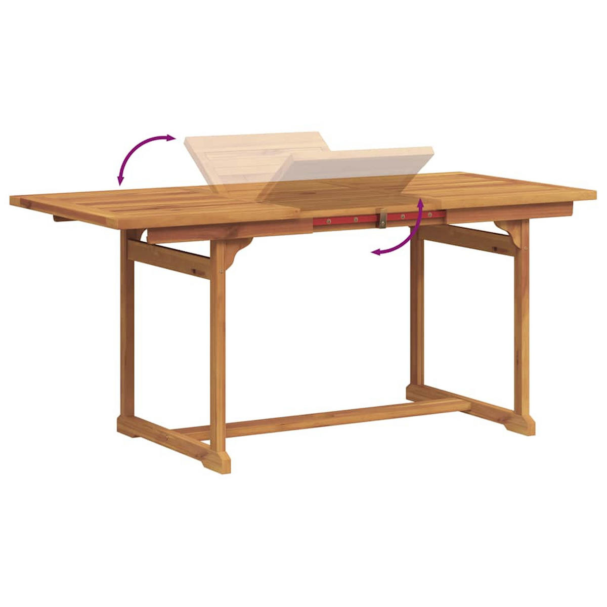 GARTEN-ESSGRUPPE 7Er Set Massivholz Akazie Und Textilene - Braun, Holz - vidaXL